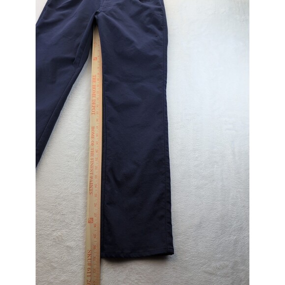 Peter Millar EB66 Performance Golf Pants Men 32x32 Navy Blue Five-Pocket - Picture 4 of 16